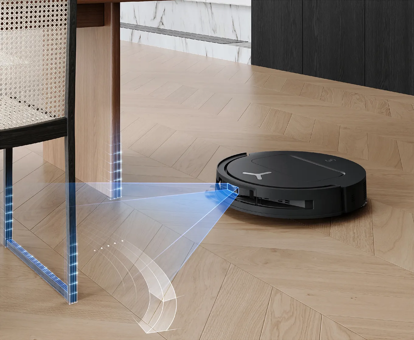 TrueDetect 3D Hinderniserkennung des ECOVACS DEEBOT T50 OMNI Gen3