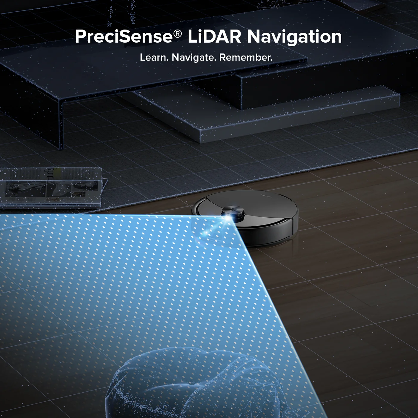 PreciSense LiDAR Navigation des Roborock Q10 S5 Set
