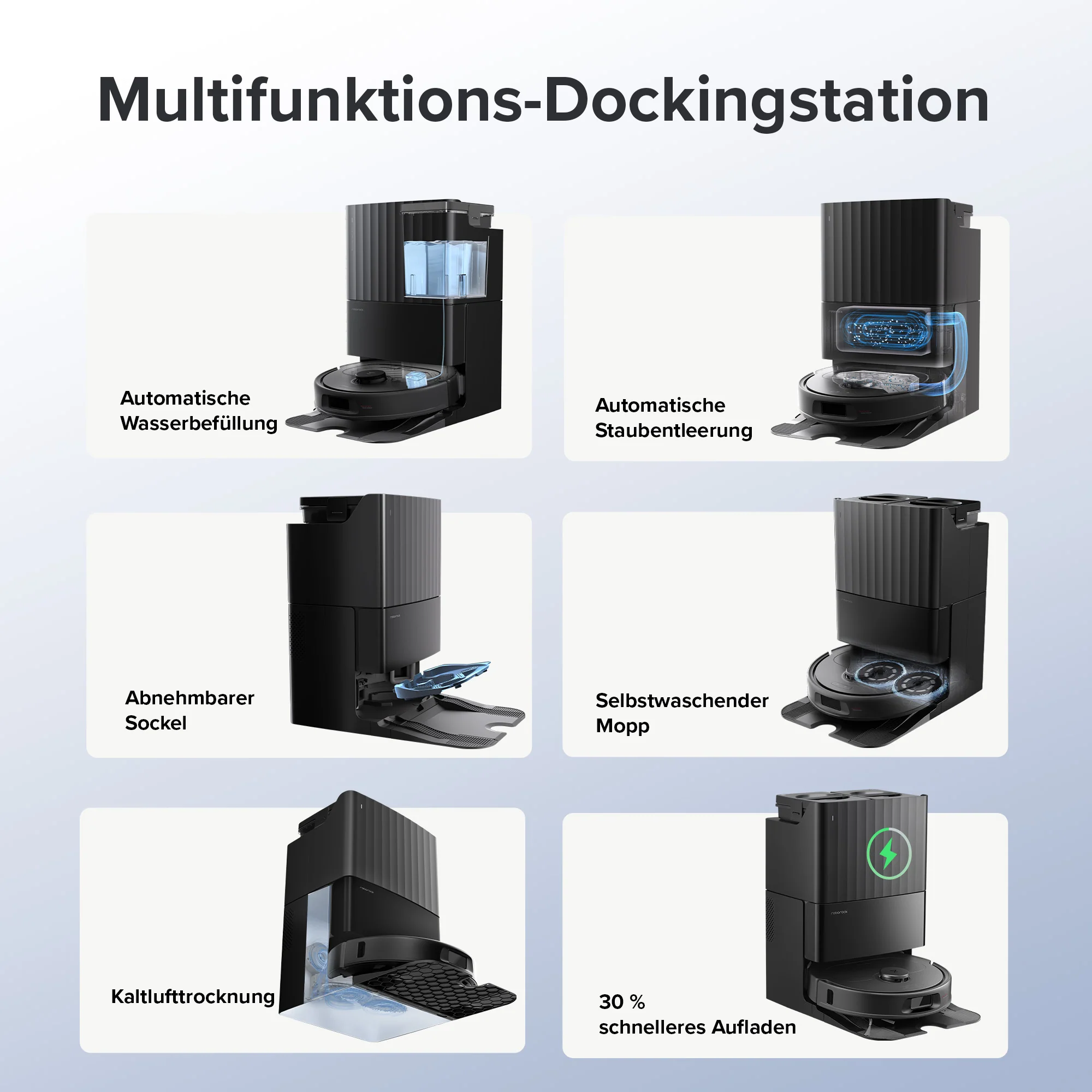 Multifunktionsstation des Roborock QV 35A Set